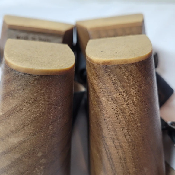 Free People Park Circle Black Leather Clog sz 40 - Picture 11 of 12